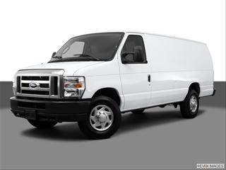 2013 Ford E350 Super Duty Cargo Front angle medium view